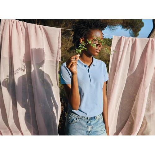 Polo IQONIQ Yosemite piqué algodón reciclado de mujer