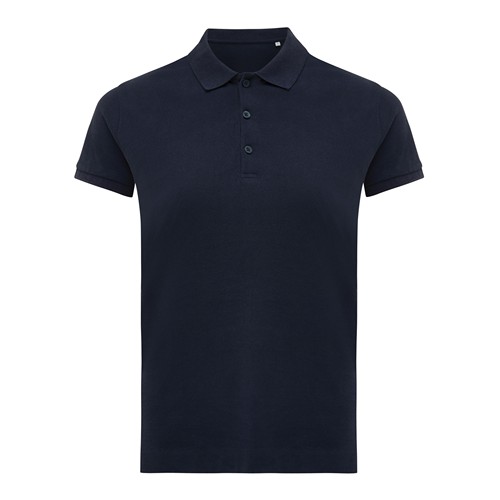 azul marino IQONIQ Yosemite Polo Piqué Mujer Algodón Reciclado
