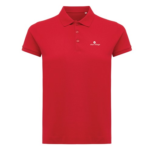 red IQONIQ Yosemite Polo Piqué Mujer Algodón Reciclado