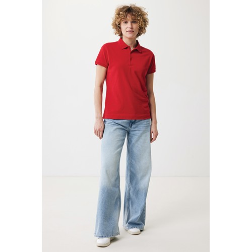 red IQONIQ Yosemite Polo Piqué Mujer Algodón Reciclado