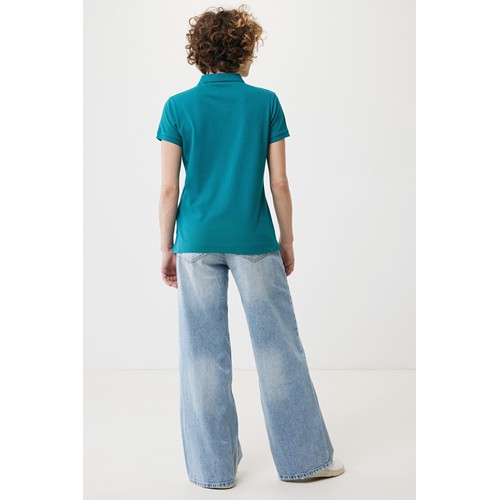 verdigris IQONIQ Yosemite Polo Piqué Mujer Algodón Reciclado