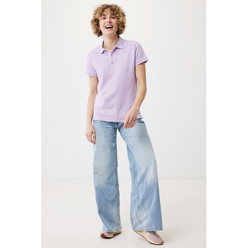 lavanda IQONIQ Yosemite Polo Piqué Mujer Algodón Reciclado