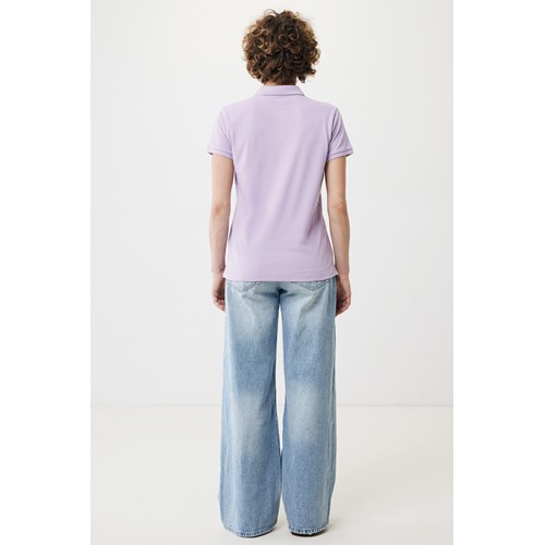 lavanda IQONIQ Yosemite Polo Piqué Mujer Algodón Reciclado