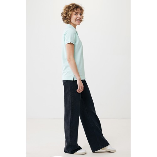 verde menta IQONIQ Yosemite Polo Piqué Mujer Algodón Reciclado