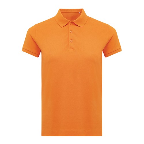 orange IQONIQ Yosemite Polo Piqué Mujer Algodón Reciclado