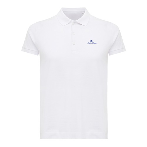 white IQONIQ Yosemite Polo Piqué Mujer Algodón Reciclado