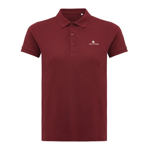 Polo Iqoniq Yosemite piqué algodón reciclado de mujer