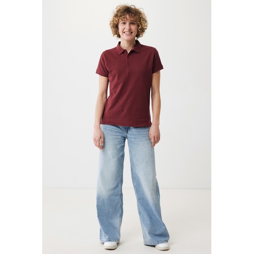 Polo Iqoniq Yosemite piqué algodón reciclado de mujer