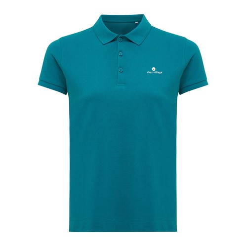 Polo Iqoniq Yosemite piqué algodón reciclado de mujer
