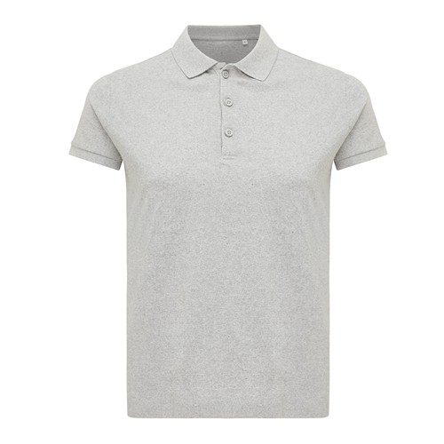 gris chiné IQONIQ Yosemite Polo Piqué Mujer Algodón Reciclado
