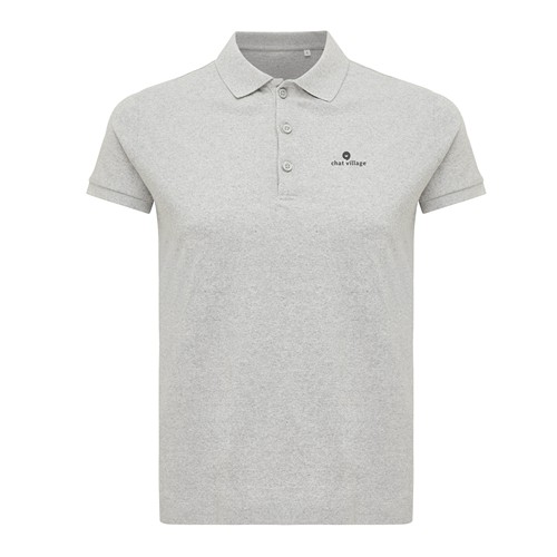 gris chiné IQONIQ Yosemite Polo Piqué Mujer Algodón Reciclado
