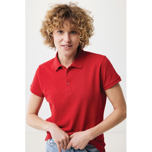 Polo Iqoniq Yosemite piqué algodón reciclado de mujer