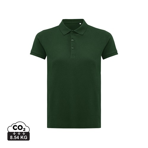 verde bosque IQONIQ Yosemite Polo Piqué Mujer Algodón Reciclado