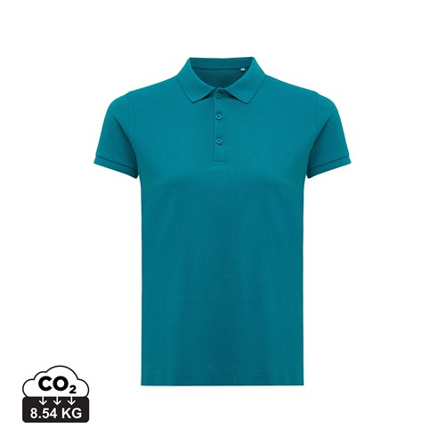 verdigris IQONIQ Yosemite Polo Piqué Mujer Algodón Reciclado