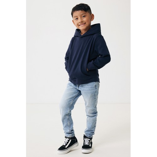 Sudadera Iqoniq Yengo capucha de algodón reciclado niños