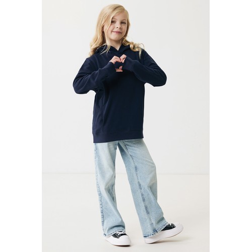 Sudadera Iqoniq Yengo capucha de algodón reciclado niños