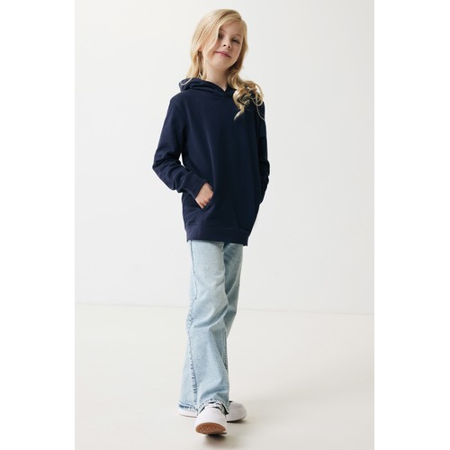 Sudadera Iqoniq Yengo capucha de algodón reciclado niños