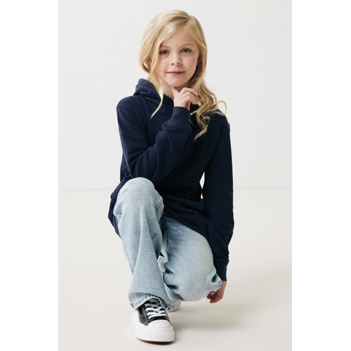 Sudadera Iqoniq Yengo capucha de algodón reciclado niños