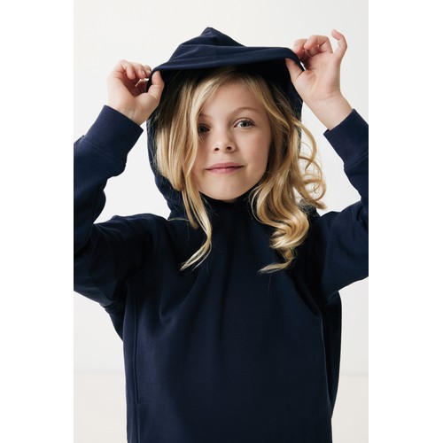 Sudadera Iqoniq Yengo capucha de algodón reciclado niños