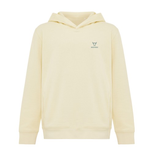 Sudadera Iqoniq Yengo capucha de algodón reciclado niños