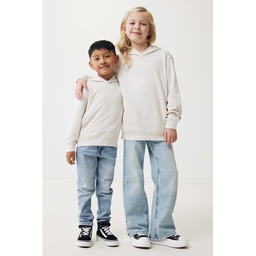 Sudadera Iqoniq Yengo capucha de algodón reciclado niños