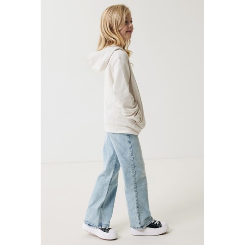 Sudadera Iqoniq Yengo capucha de algodón reciclado niños