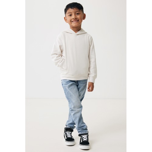 Sudadera Iqoniq Yengo capucha de algodón reciclado niños