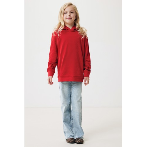 Sudadera Iqoniq Yengo capucha de algodón reciclado niños
