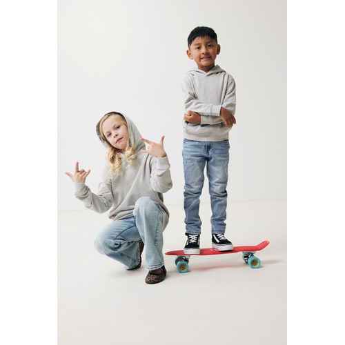 Sudadera Iqoniq Yengo capucha de algodón reciclado niños