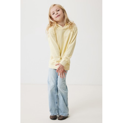 Sudadera Iqoniq Yengo capucha de algodón reciclado niños