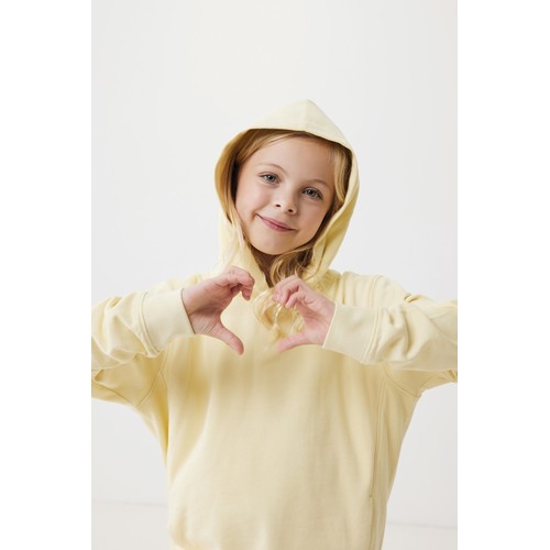 Sudadera Iqoniq Yengo capucha de algodón reciclado niños