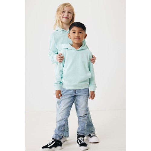 Sudadera Iqoniq Yengo capucha de algodón reciclado niños