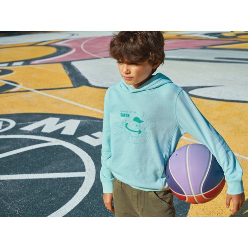 Sudadera Iqoniq Yengo capucha de algodón reciclado niños