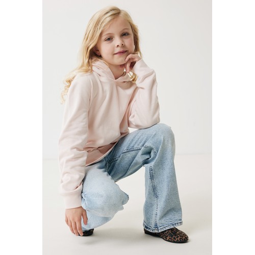 Sudadera Iqoniq Yengo capucha de algodón reciclado niños