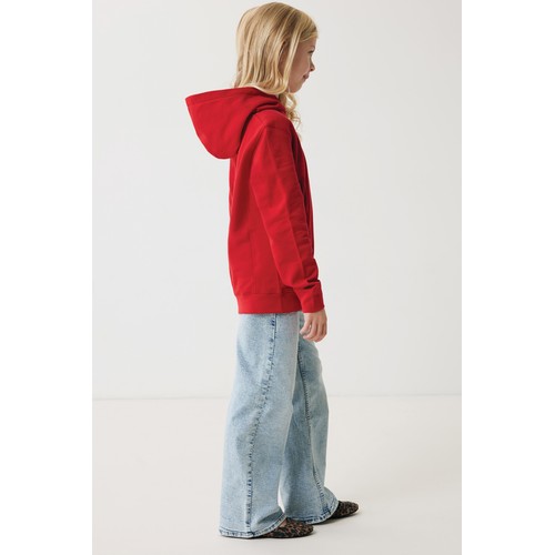 Sudadera Iqoniq Yengo capucha de algodón reciclado niños
