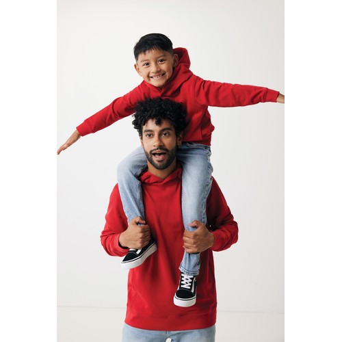 Sudadera Iqoniq Yengo capucha de algodón reciclado niños