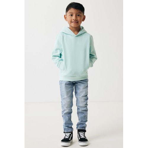 Sudadera Iqoniq Yengo capucha de algodón reciclado niños