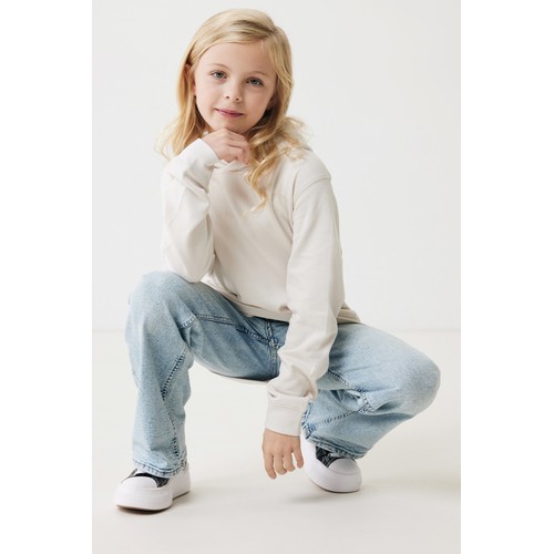Sudadera Iqoniq Yengo capucha de algodón reciclado niños
