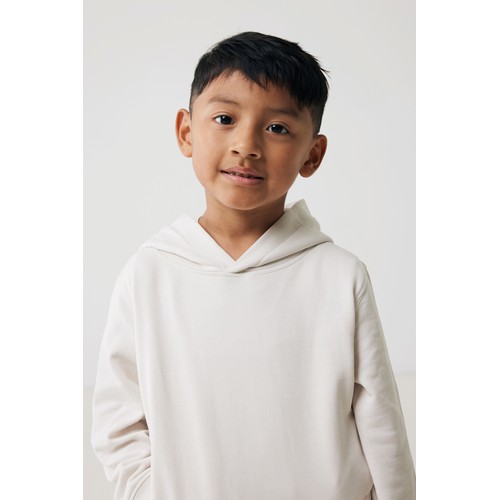 Sudadera Iqoniq Yengo capucha de algodón reciclado niños