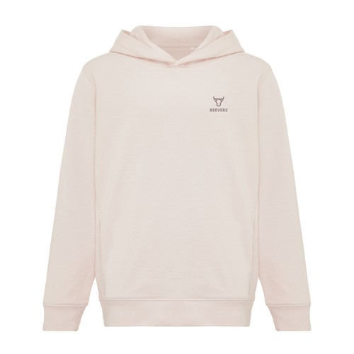 pink Sudadera IQONIQ Yengo capucha de algodón reciclado niños