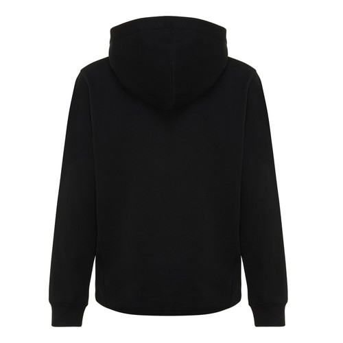 black Sudadera IQONIQ Yengo capucha de algodón reciclado niños