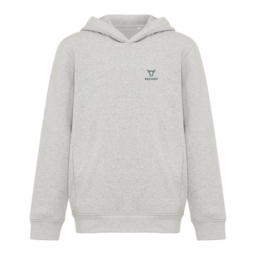 moteado gris claro IQONIQ Yengo Sudadera Capucha Infantil Algodón Reciclado