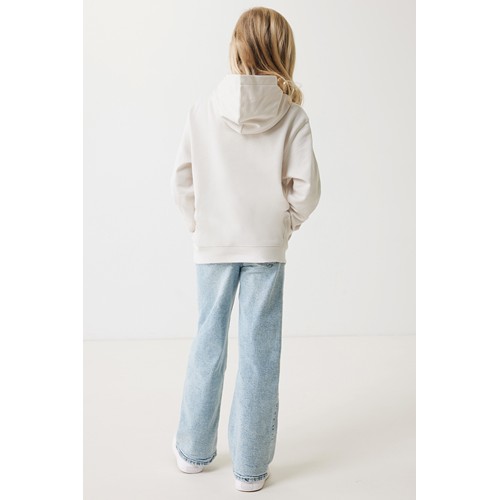 marfil IQONIQ Yengo Sudadera Capucha Infantil Algodón Reciclado