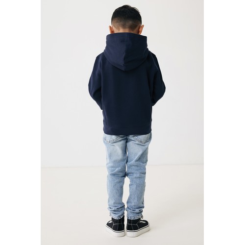 Sudadera Iqoniq Yengo capucha de algodón reciclado niños