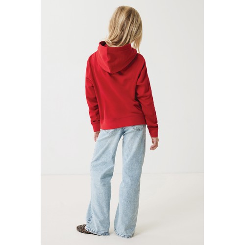 Sudadera Iqoniq Yengo capucha de algodón reciclado niños