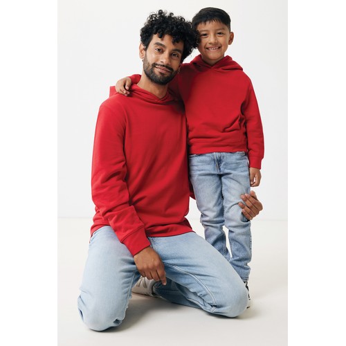Sudadera Iqoniq Yengo capucha de algodón reciclado niños