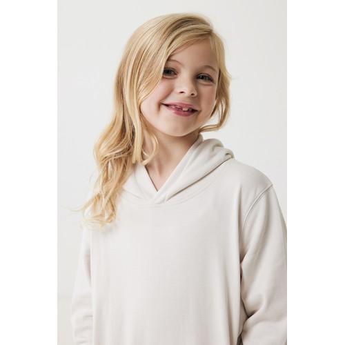 Sudadera Iqoniq Yengo capucha de algodón reciclado niños