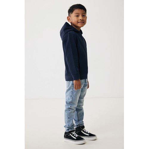 Sudadera Iqoniq Yengo capucha de algodón reciclado niños