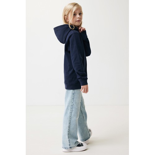 Sudadera Iqoniq Yengo capucha de algodón reciclado niños