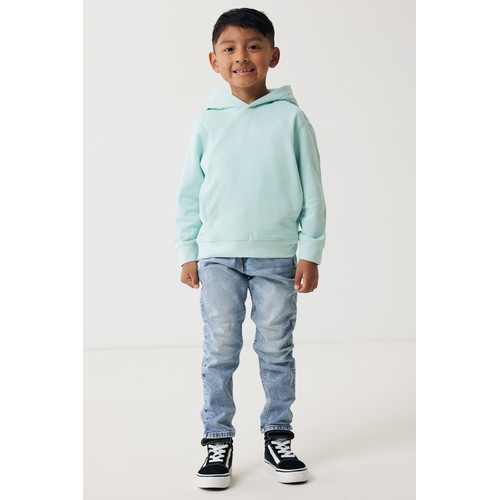 Sudadera Iqoniq Yengo capucha de algodón reciclado niños